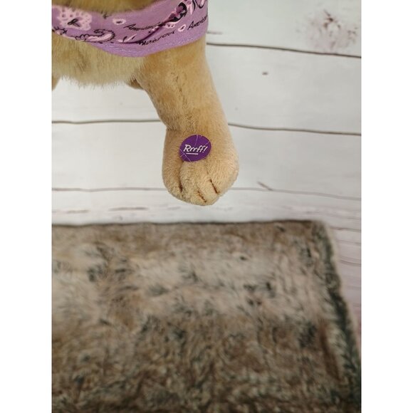 American Girl Kailey's 2003 Poseable 10" Sandy Golden Retriever Blonde Plush Dog - Picture 7 of 9